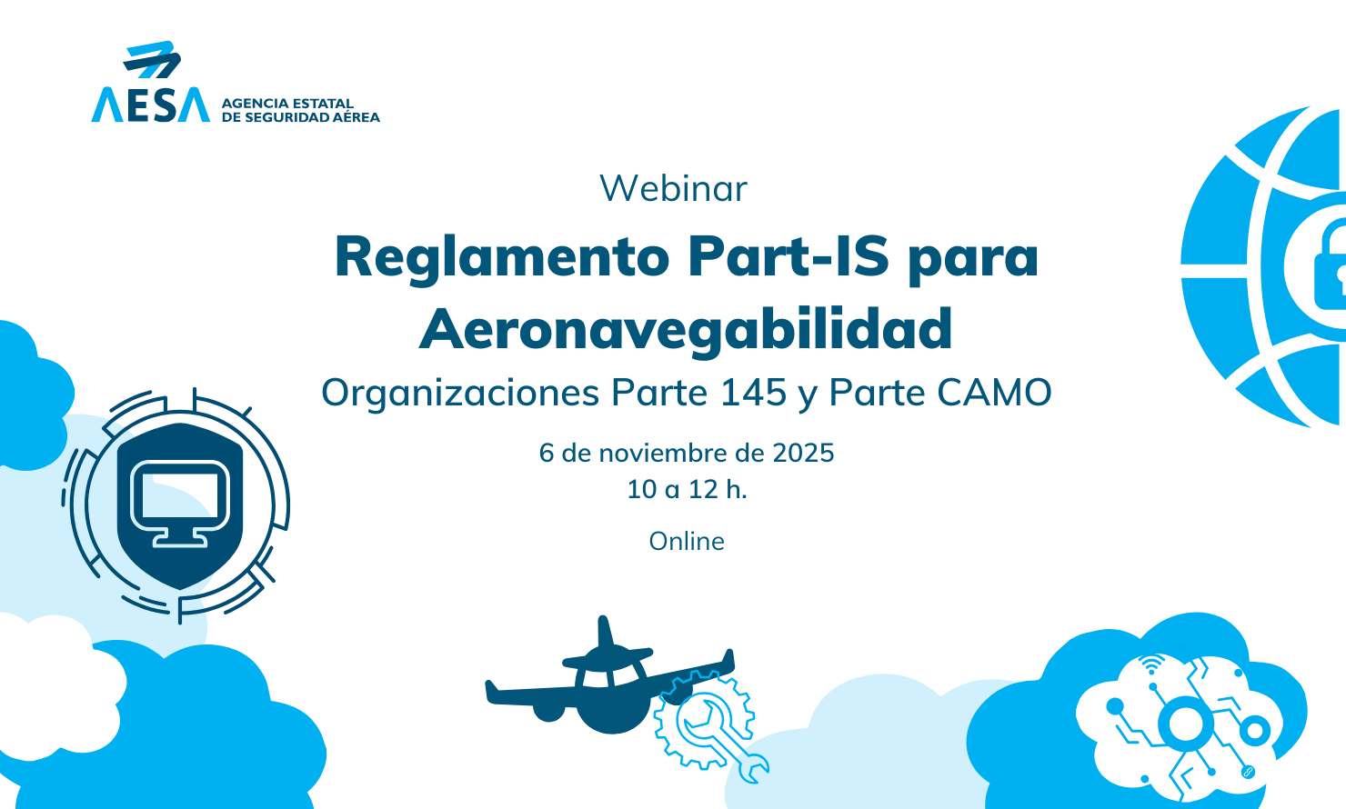New AESA webinar on Part-IS for airworthiness organisations
