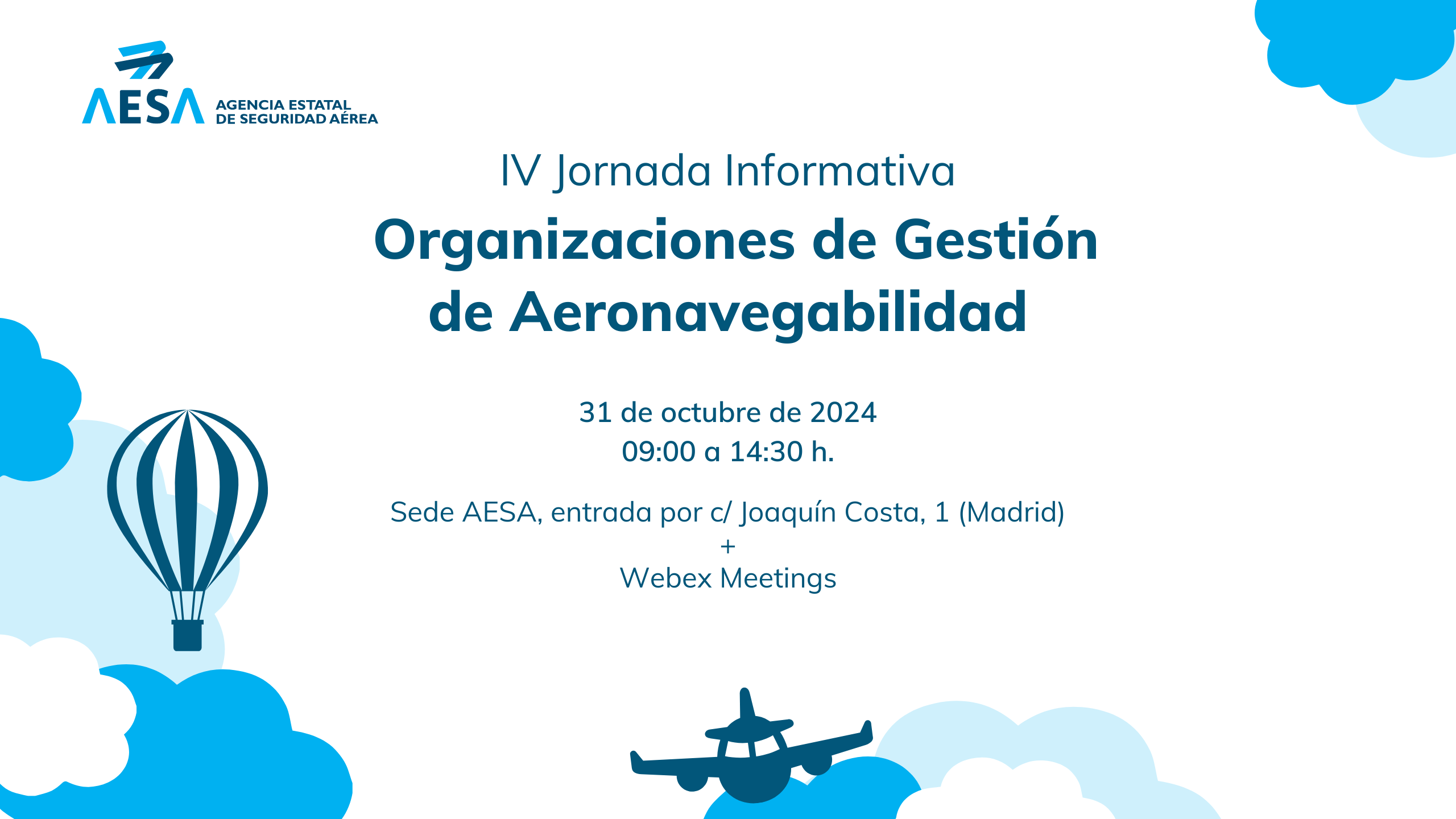 Jornada de AESA para Organizaciones de Gestión de la Aeronavegabilidad