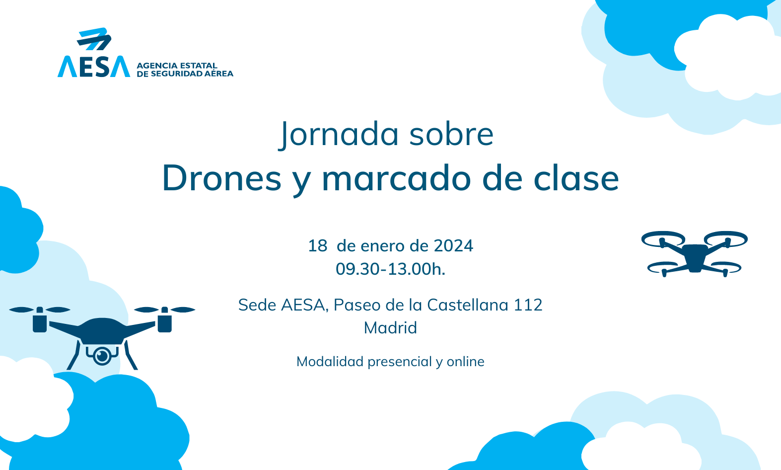 AESA organiza la jornada “Drones y marcado de clase”