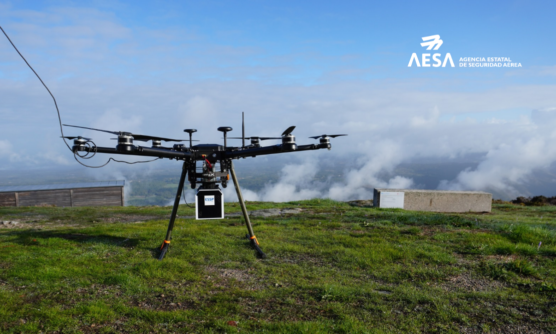 AESA e Ineco coordinan la campaña de vuelos de EUROCONTROL en Ribeira Sacra para validar tecnologías en operaciones avanzadas con drones