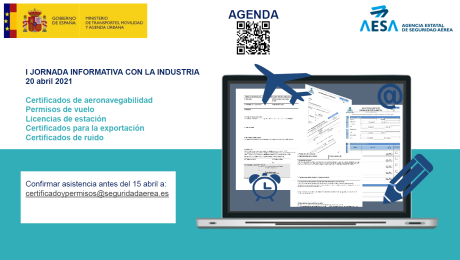 AESA celebra la I Jornada Informativa sobre la tramitación de Certificados de Aeronavegabilidad y Permisos de Vuelo