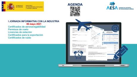 Aplazada al 6 de mayo la I Jornada Informativa sobre la tramitación de Certificados de Aeronavegabilidad y Permisos de Vuelo