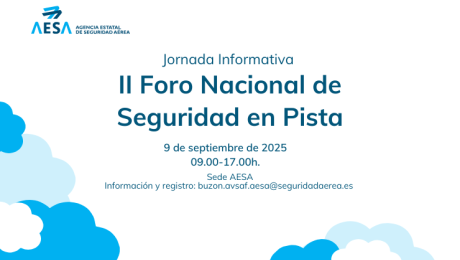 AESA promueve el II Foro Nacional de Seguridad en Pista