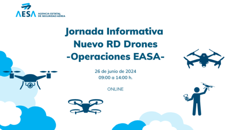 Jornada informativa sobre el nuevo RD  de Drones – Operaciones EASA