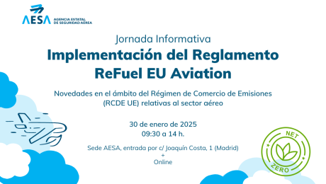 AESA organiza una sesión sobre la implementación del Reglamento ReFuel EU Aviation