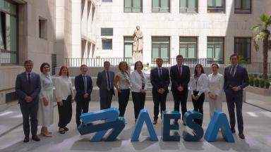 Florian Guillermet, director ejecutivo de EASA, visita AESA para reforzar la cooperación y el intercambio de conocimiento en la aviación europea