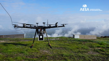 AESA e Ineco coordinan la campaña de vuelos de EUROCONTROL en Ribeira Sacra para validar tecnologías en operaciones avanzadas con drones
